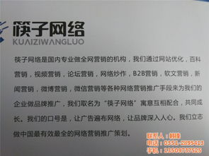 朔州企业网络营销新引擎 筷子网络与专业策划师的协同之道